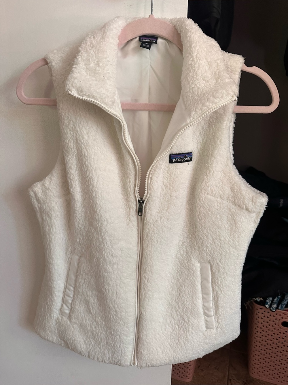 Patagonia Women's Cream Sherpa Zip Vest